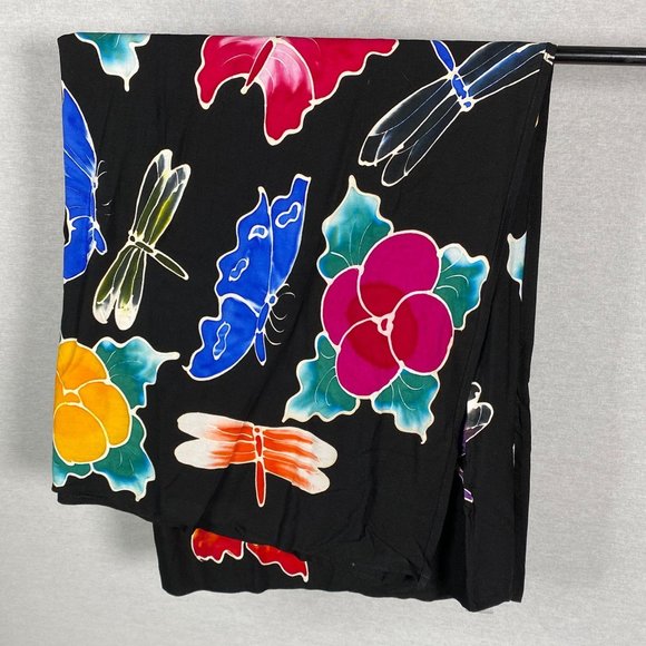 Van Klee Batik Butterfly Dragonfly Print Sarong - Picture 10 of 10